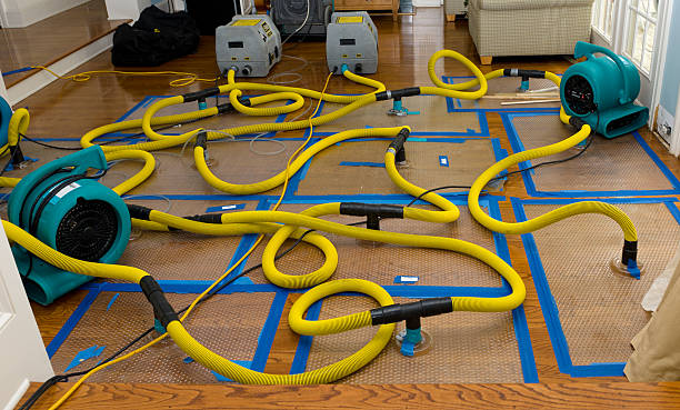 Professional Flood Damage Restoration technician working in Piketon, OH